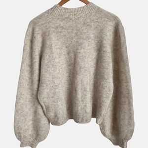 Lonely Oatmeal Coco Mohair Pullover 